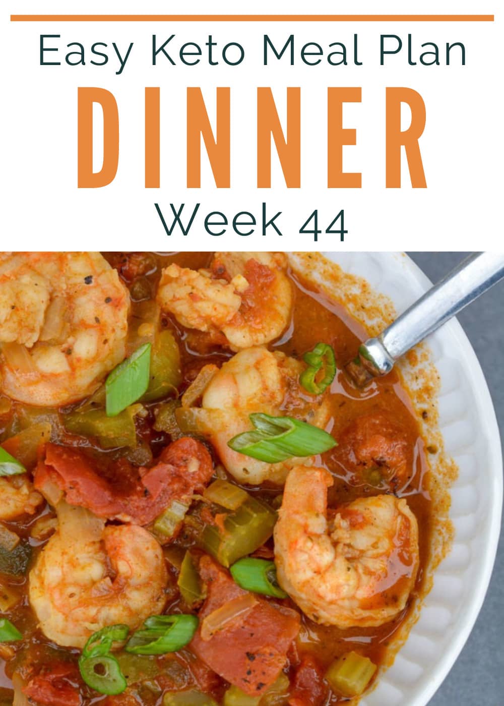 Week 44 of this easy keto meal plan includes 5 flavorful keto dinners and 1 low carb dessert. Net carb counts, serving amounts, keto meal prep tips, side suggestions, AND a keto shopping list are included!