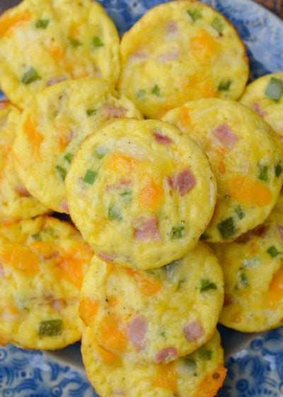 These Denver Omelet Egg Muffins are going to give you the energy you need to power through your day! Packed with protein and only 1 net carb each, these egg muffins are the perfect meal prep breakfast!