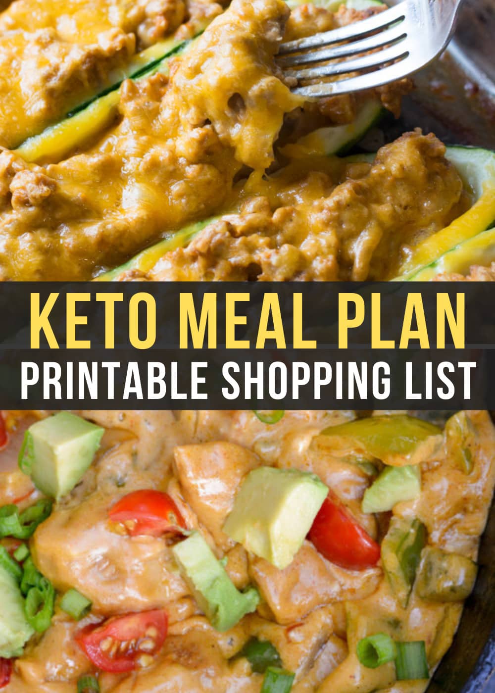 Week 44 of this easy keto meal plan includes 5 flavorful keto dinners and 1 low carb dessert. Net carb counts, serving amounts, keto meal prep tips, side suggestions, AND a keto shopping list are included!