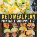 Easy Keto Meal Plan with Printable Shopping List (Week 46)