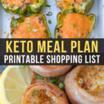 Easy Keto Meal Plan with Printable Shopping List (Week 47)