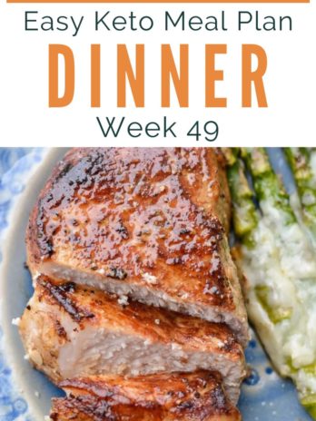 This week's Keto Meal Plan has 5 delicious keto weeknight meals! Included is a printable shopping list, meal prep tips, and two bonus meal prep snacks!