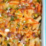 Buffalo Chicken Casserole (keto + low carb)
