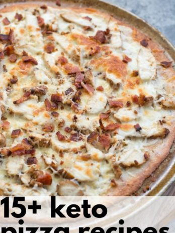 Enjoy pizza while sticking to your keto diet! These 15+ Keto Pizza Recipes are the perfect keto meal!