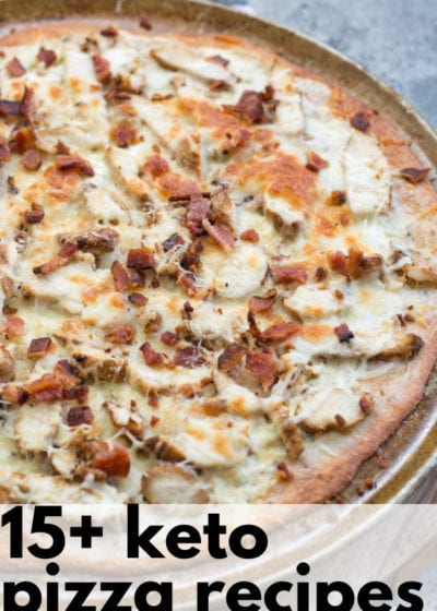 Enjoy pizza while sticking to your keto diet! These 15+ Keto Pizza Recipes are the perfect keto meal!