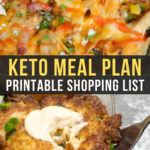Easy Keto Meal Plan with Printable Shopping List (Week 51)