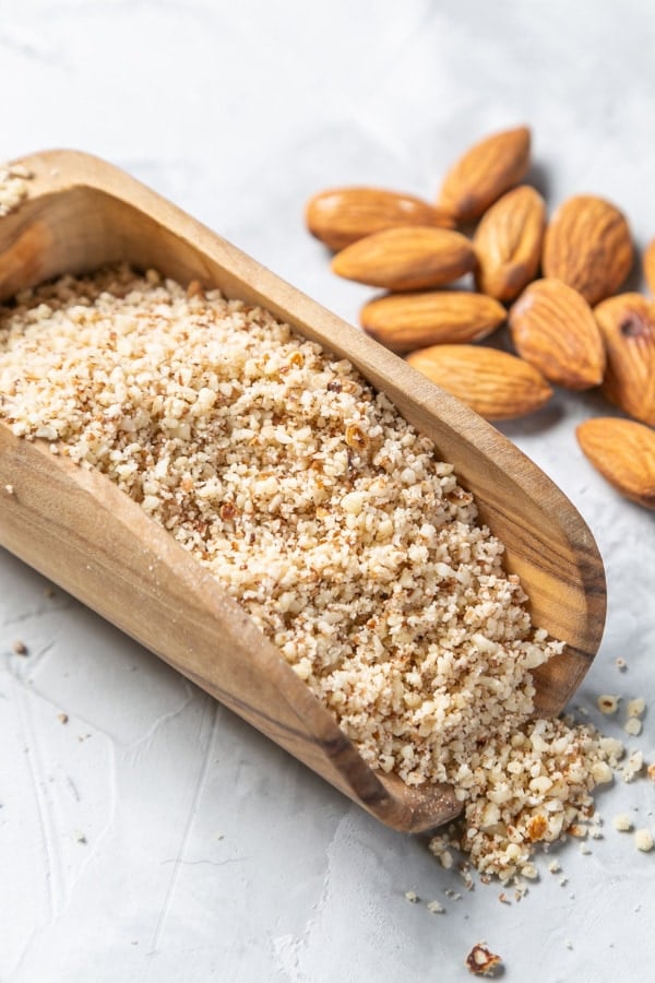 Almond Flour is an excellent ingredient for gluten free, grain free, keto, and low carb recipes! Learn how almond flour differs from almond meal, how to make it, and check out my favorite almond flour recipes.