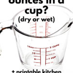 How Many Ounces in a Cup