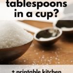 How Many Tablespoons in a Cup