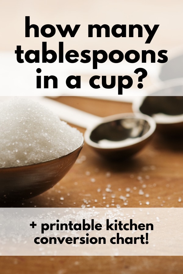 Use this information to help you easily measure How Many Tablespoons in a Cup! These conversions are very helpful when you're cooking or baking!