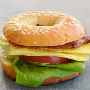 Try one of my five favorite Bagel Breakfast Sandwiches for the perfect grab-and-go low carb breakfast! Each of these easy recipes is under 5 net carbs and is perfect for keto meal prep!