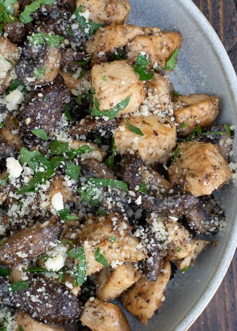 Garlic Butter Chicken and Mushrooms Maebells