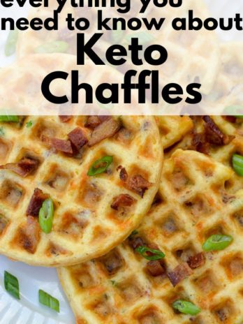 Learn Everything You Need to Know about Chaffles! Here is how to make the perfect fluffy Chaffle for all of your keto meal prep needs! Each of these keto Chaffle recipes is low carb, gluten free and can easily be frozen for an easy breakfast!