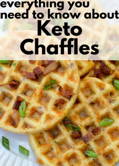 Learn Everything You Need to Know about Chaffles! Here is how to make the perfect fluffy Chaffle for all of your keto meal prep needs! Each of these keto Chaffle recipes is low carb, gluten free and can easily be frozen for an easy breakfast!