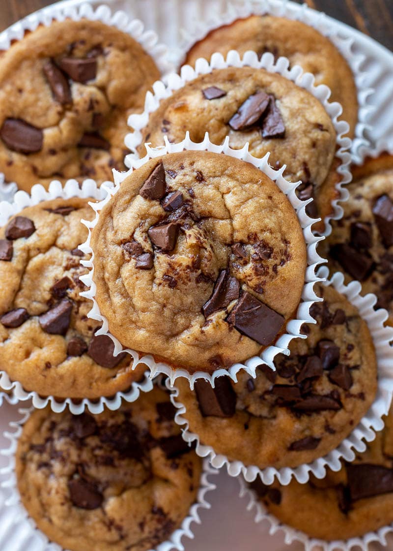 These Peanut Butter Banana Protein Muffins are an easy gluten-free breakfast idea. These easy muffins are packed with healthy ingredients, the perfect way to start your day!