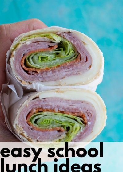 Be prepared for your family's upcoming week by picking out your favorite Easy School Lunch Ideas! These are easy, no fuss lunches that are perfect for everyone's lunchbox!
