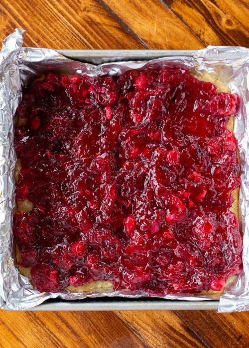 These Cranberry Bars are the perfect dessert to bring to a family gathering, potluck or holiday celebration! This keto dessert is full of sweet cranberry flavor and is deliciously satisfying while being under 5 net carbs!