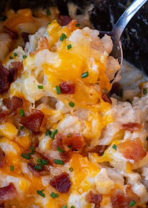 Cheesy Crockpot Potatoes