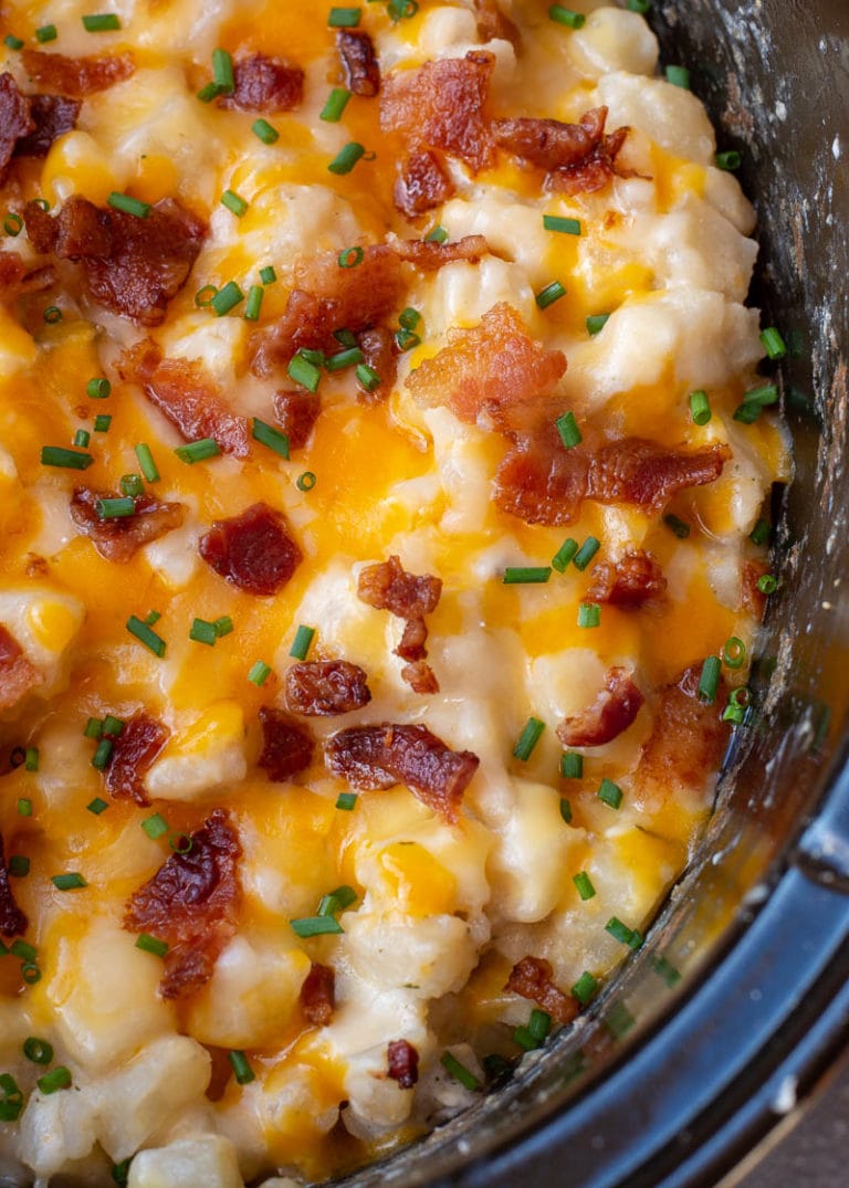 Crockpot Cheesy Potatoes Maebells