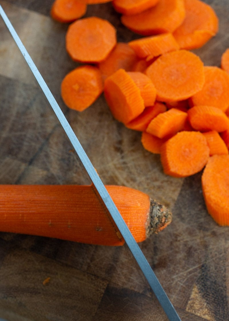 These easy Glazed Carrots require just 4 ingredients and are ready in about 15 minutes! This is the perfect holiday side dish that can be made ahead of time. 