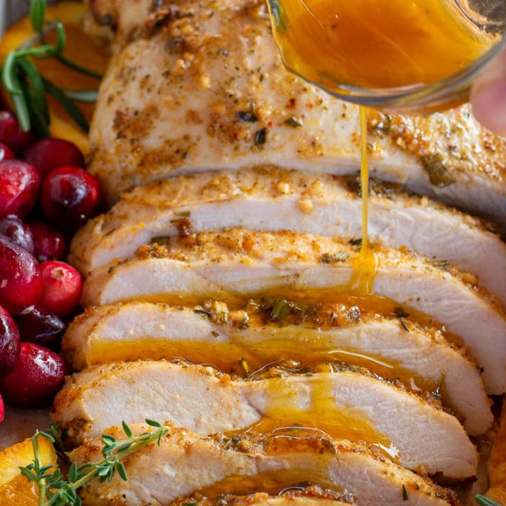 Learn how to cook a turkey breast to absolute perfection. This step-by-step guide will help you serve a quick, easy meal with the juiciest turkey!