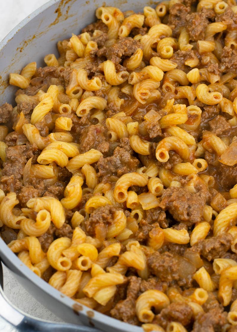 This easy Homemade Hamburger Helper recipe makes the best weeknight meal! This one pan meal is ready in about 20 minutes and a huge fan favorite.