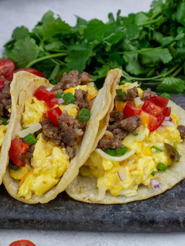 Easy Breakfast Tacos Story - Maebells