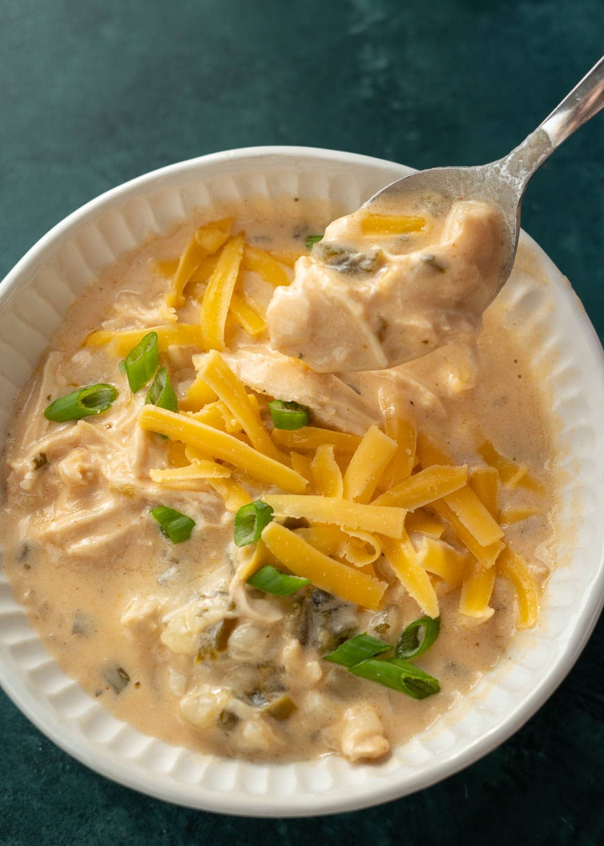 This Cheesy Jalapeno Chicken Soup has all the flavor of a jalapeno popper but in a creamy, hearty soup! Enjoy a serving of this keto-friendly soup for about 6 net carbs!