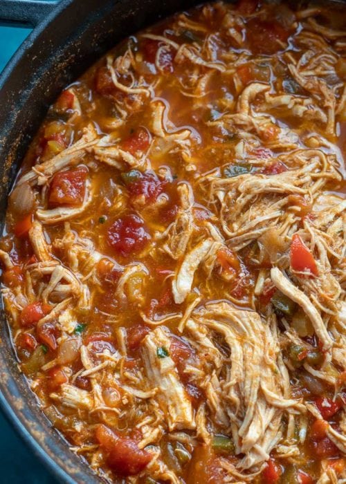 This delicious Chicken Fajita Soup is full of flavor and under 7 net carbs! Tender veggies, a spicy broth, and juicy chicken make this the BEST soup this season!