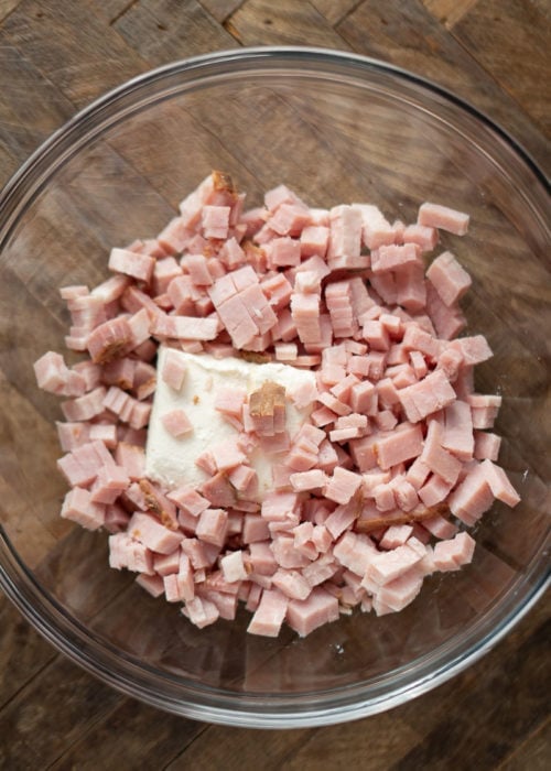 These Keto Ham and Cheese Bites are only 1.5 net carbs each, and are great warm or cold! This is one of the best keto recipes!