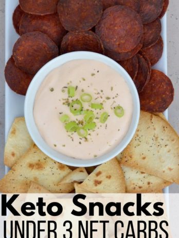 For low carb snacks that will keep you on track, you'll love this list of the 60+ BEST Keto Snacks, all under 3 net carbs per serving!