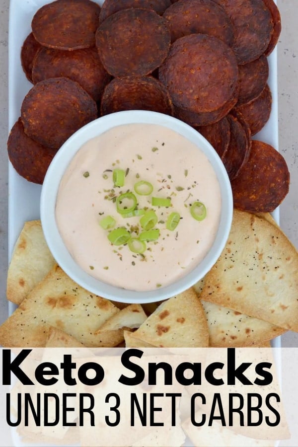 For low carb snacks that will keep you on track, you'll love this list of the 60+ BEST Keto Snacks, all under 3 net carbs per serving! 