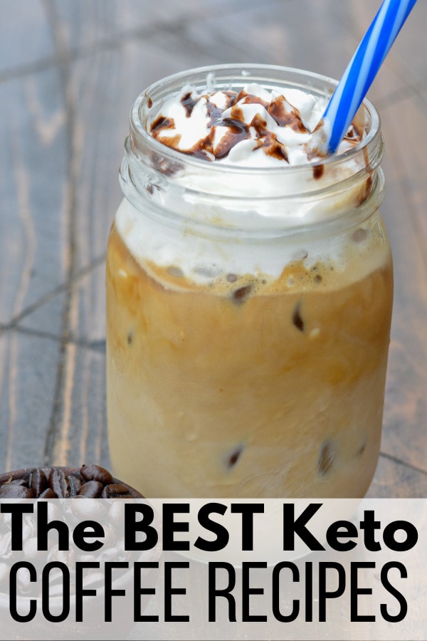 Forget the coffeeshop and enjoy the BEST Keto Coffee Drinks at home! Lattes, frappuccinos, and more, all under 5 net carbs each.