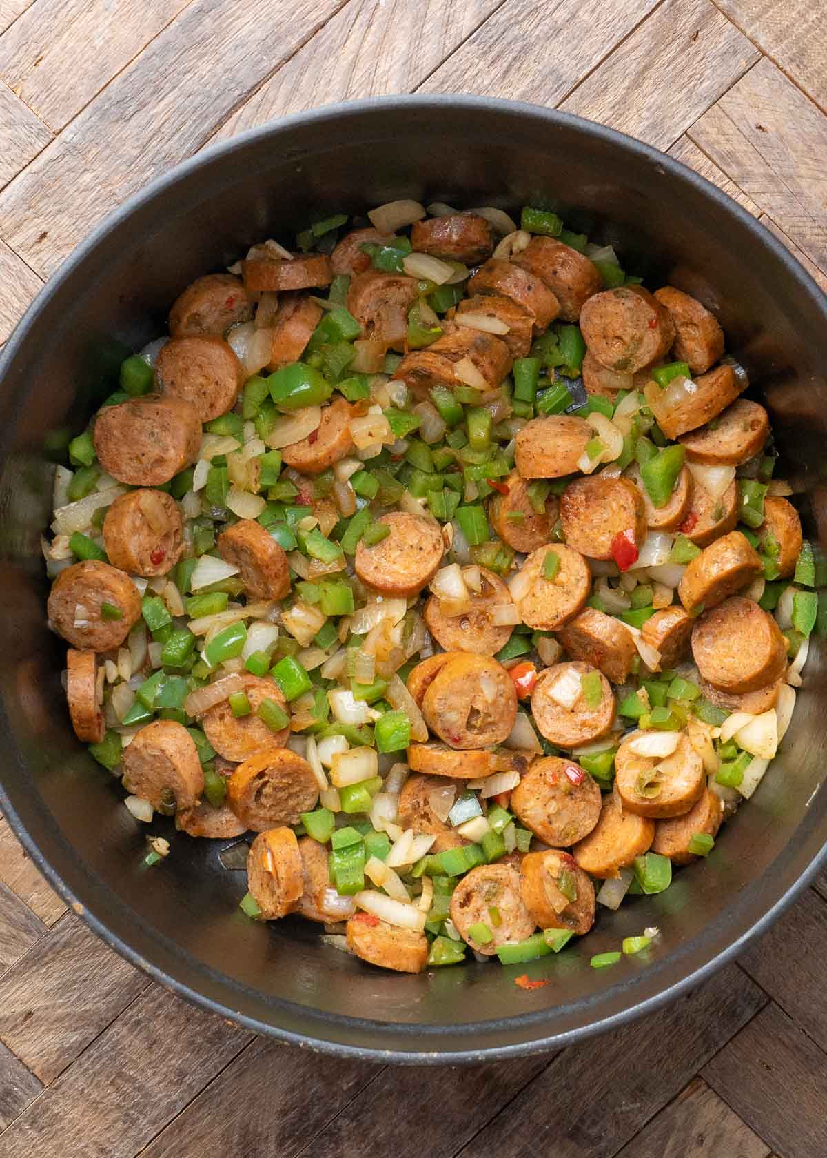 Red Beans and Rice with Andouille Sausage is an easy one pot meal perfect for busy weeknights! 