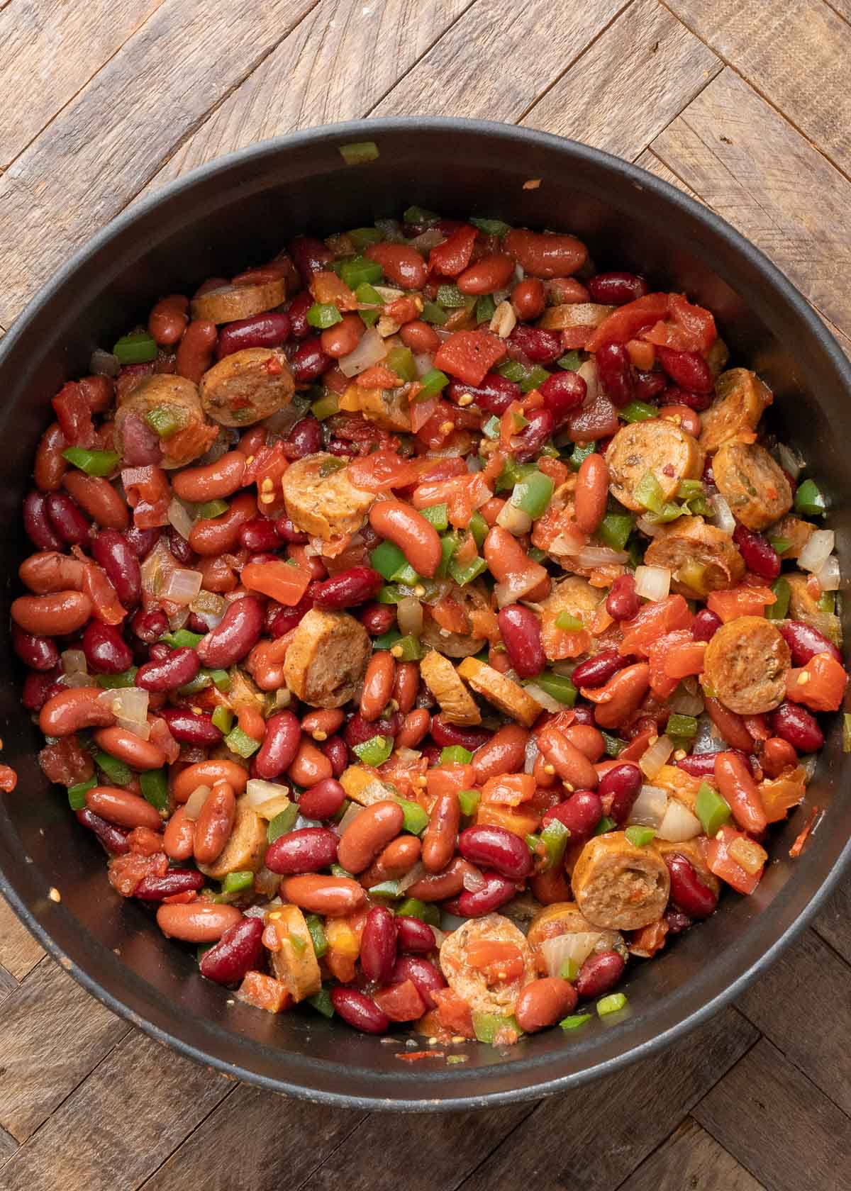 Cook Zatarain's Red beans and Rice then add cooked ground deer meat when  done stir and YUM!