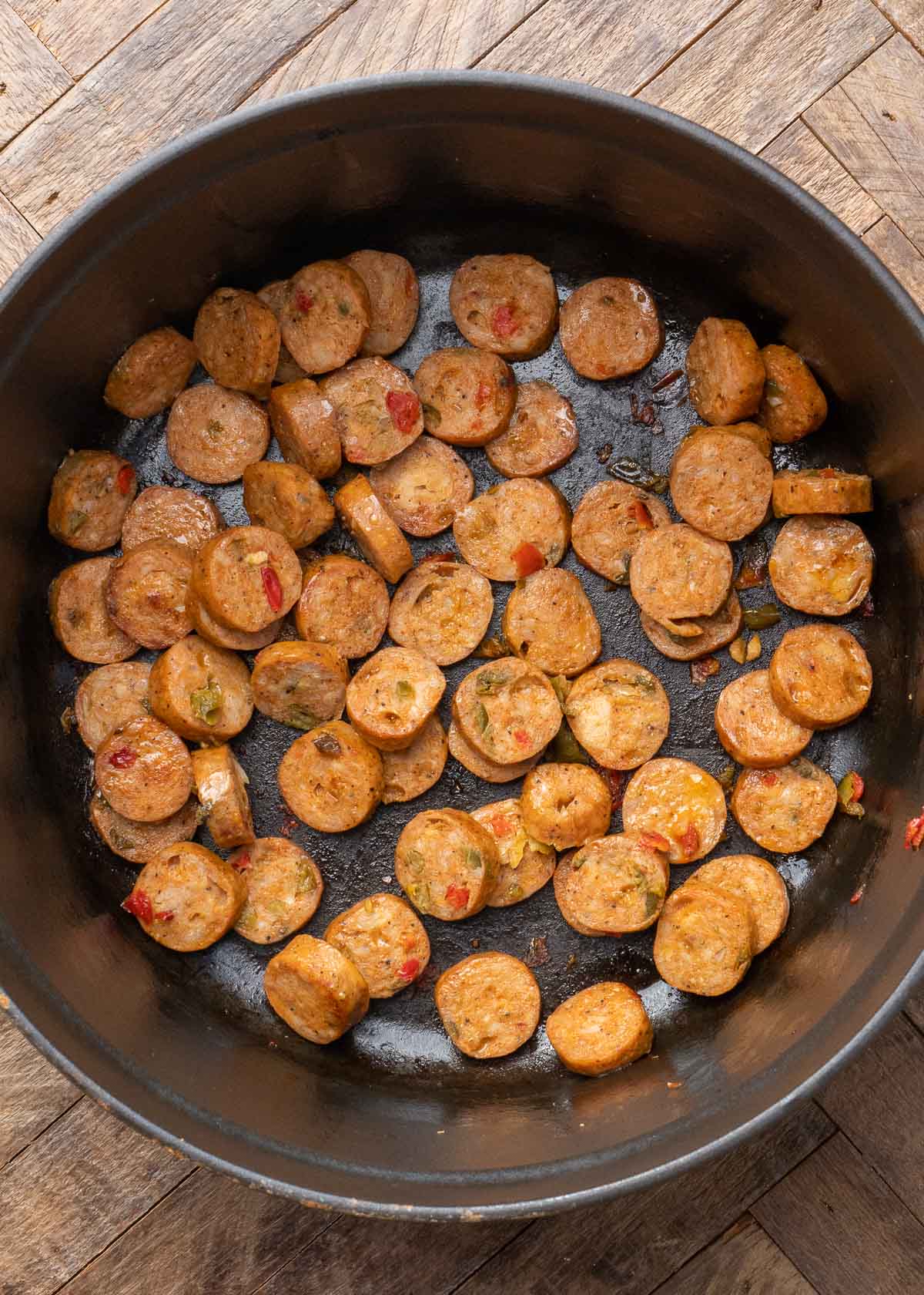 Red Beans and Rice with Andouille Sausage is an easy one pot meal perfect for busy weeknights! 