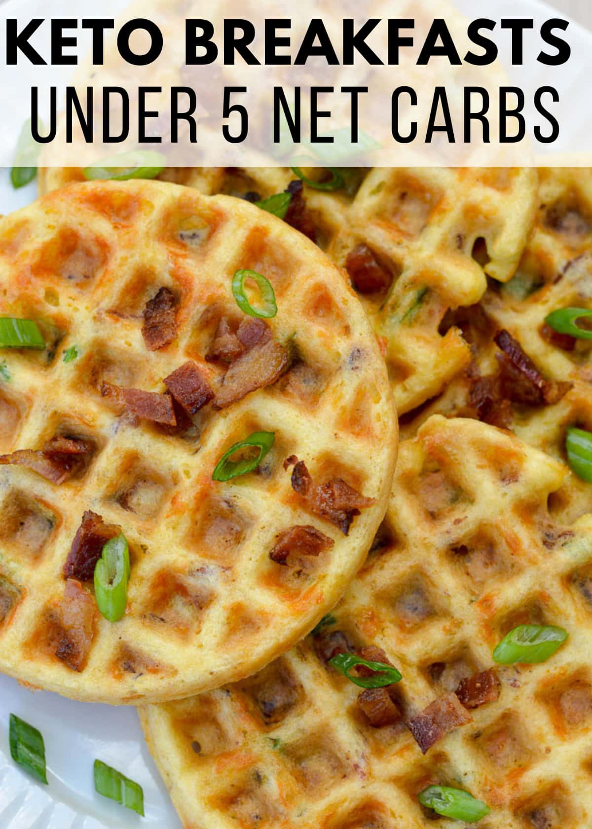 Keto Breakfast Ideas under 5 net carbs! These easy keto breakfast recipes are sure to fill you up and give you fuel for the day without loads of carbs!