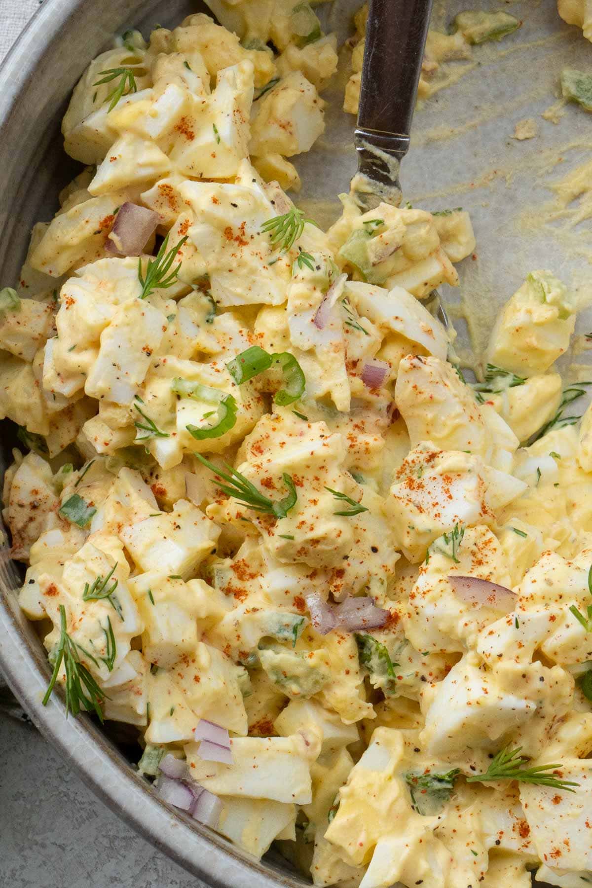 This easy step-by-step guide will teach you how to make egg salad that is loaded with flavor! This is a quick and easy recipe that is perfect for lunch!