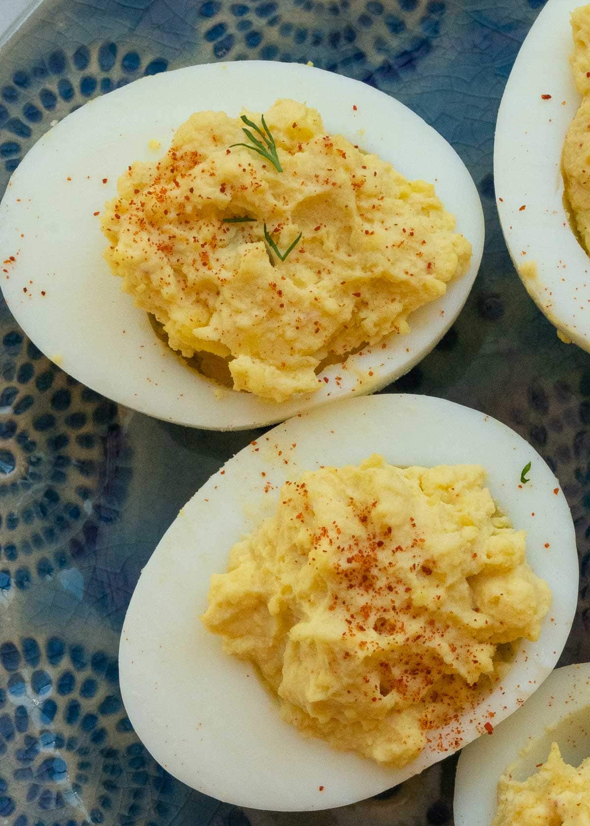 Deviled Eggs are the perfect party food! This classic dish can be made ahead of time, and requires just a handful of ingredients!