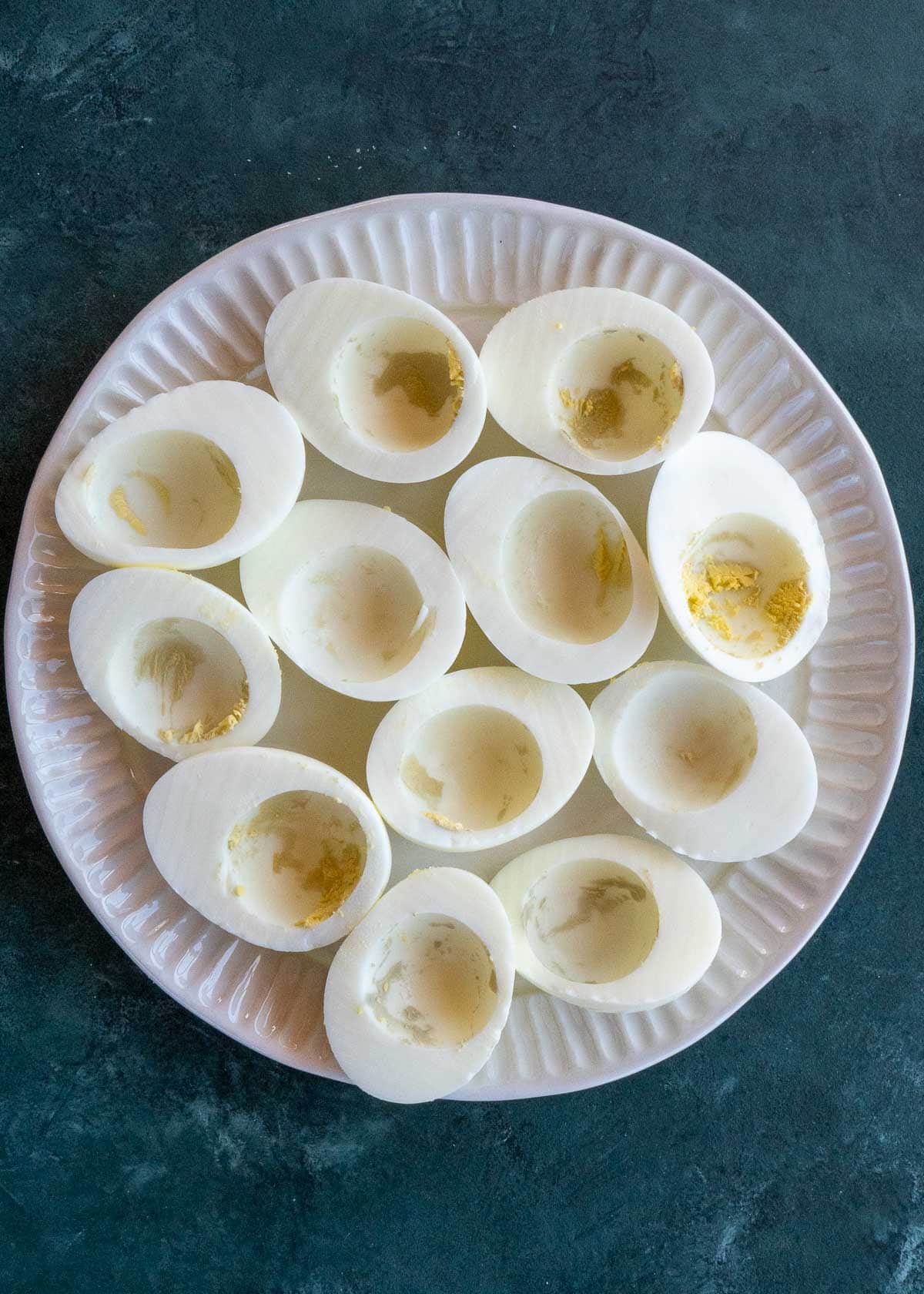 egg whites on a plate