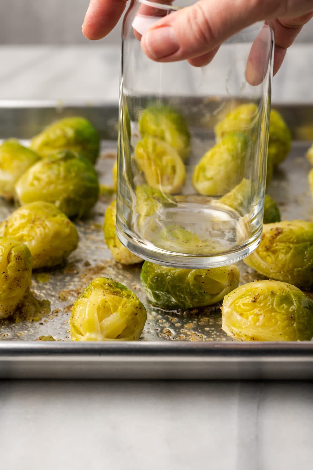 Crispy Smashed Brussels Sprouts with Lemon Aioli Maebells