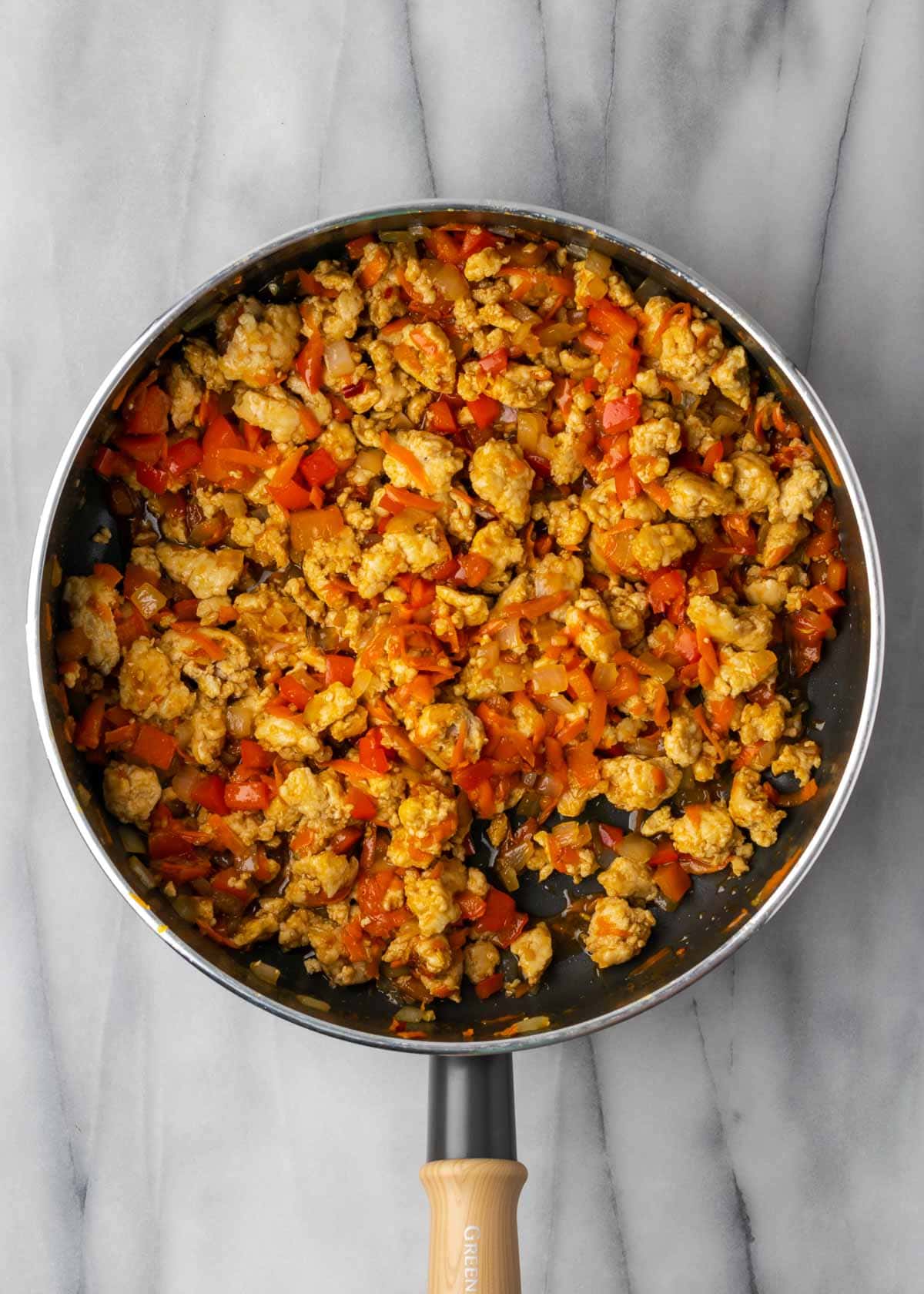 cooked Asian chicken