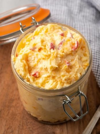 pimento and cheese in jar