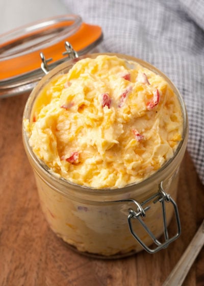 pimento and cheese in jar