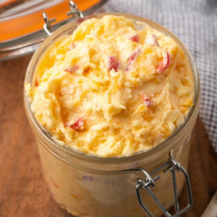pimento and cheese in jar