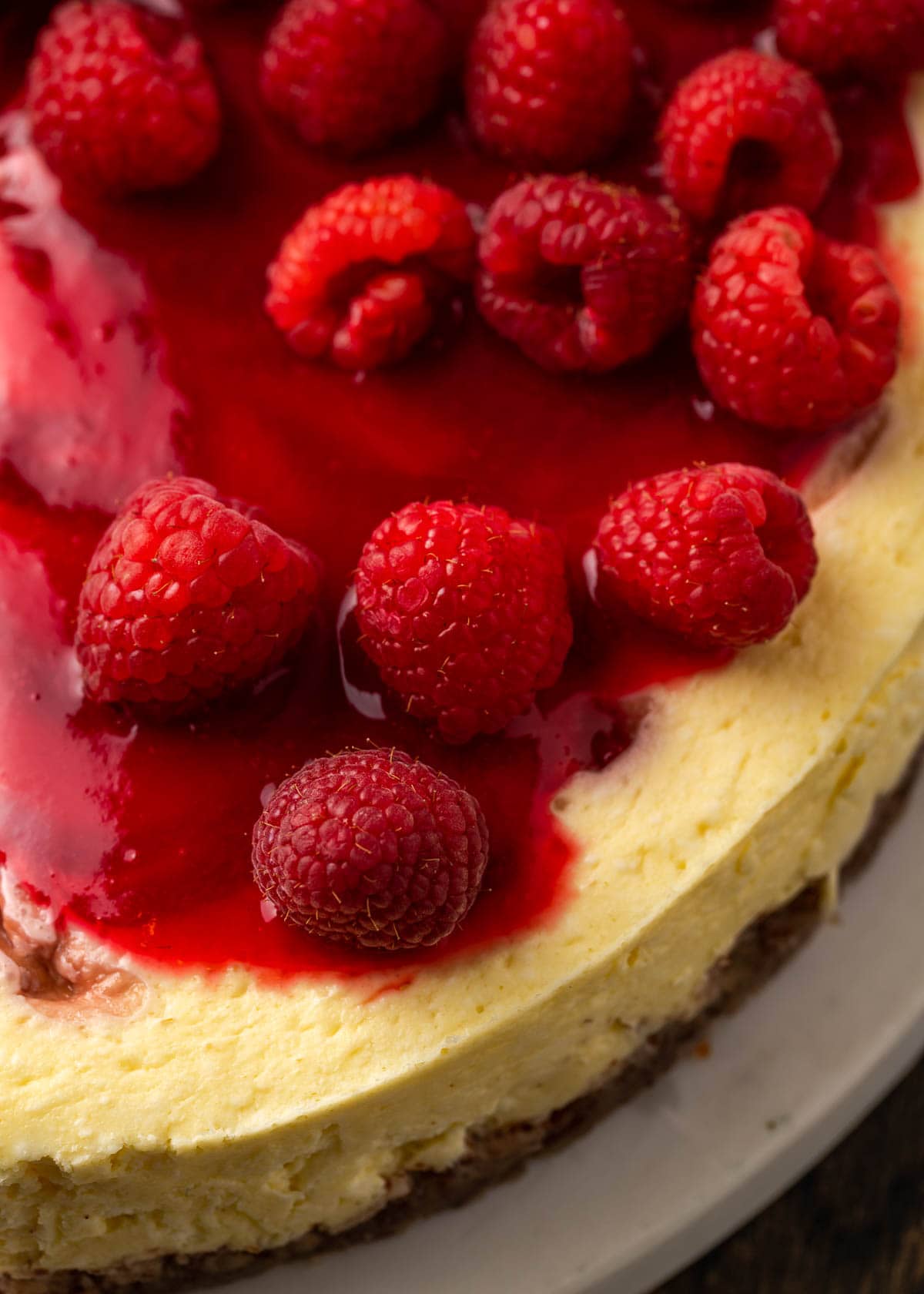 Raspberry cheesecake