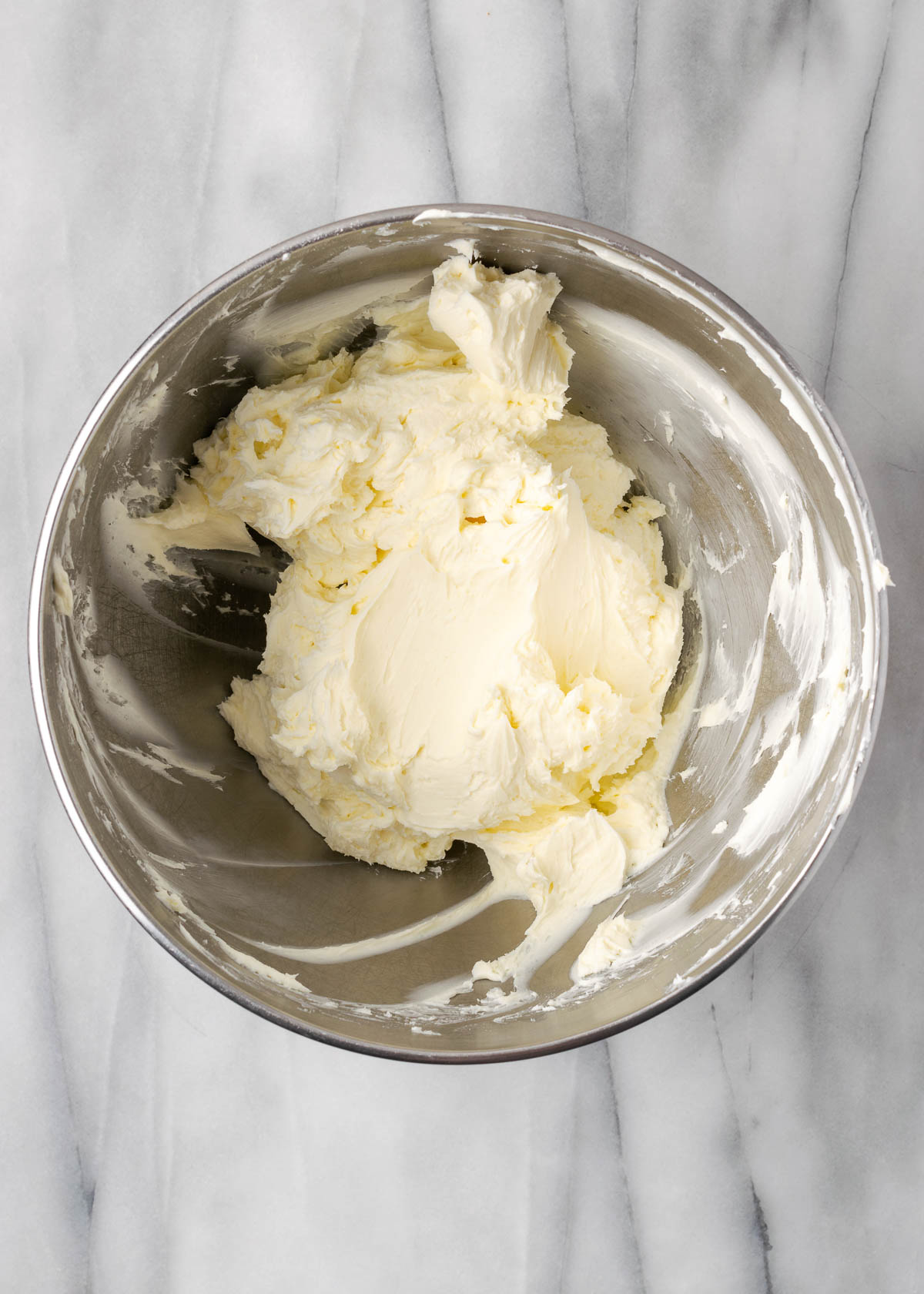 cream cheese in bowl