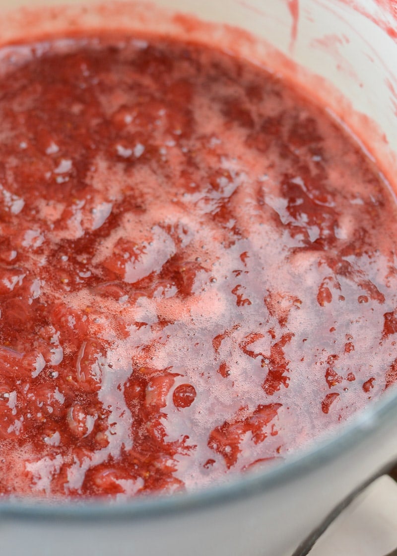 strawberry sauce