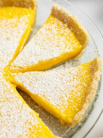 Lemon Pie in pan