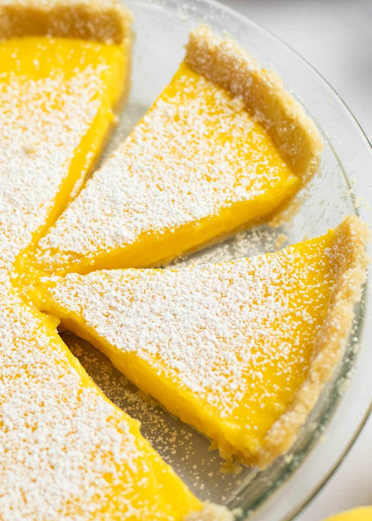 Lemon Pie in pan